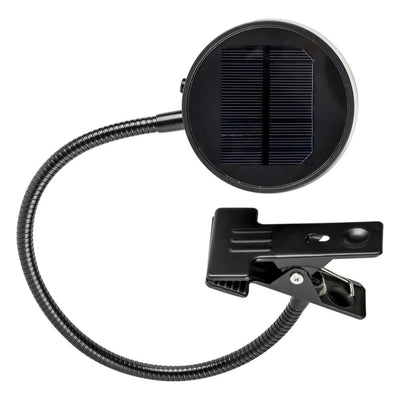 Solar Lighting Direct SLDCL - Solar Powered 1W LED Portable Multi-Purpose Clamp Lamp BBQ Light IP44 5000K-Solar Lighting Direct-Ozlighting.com.au