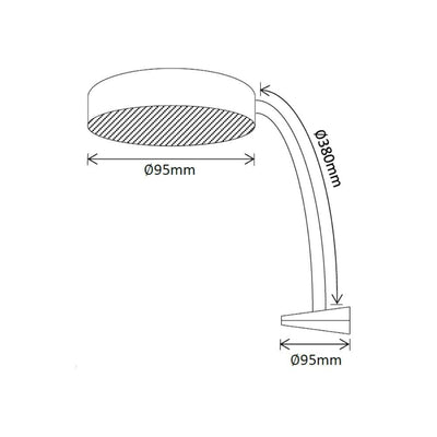 Solar Lighting Direct SLDCL - Solar Powered 1W LED Portable Multi-Purpose Clamp Lamp BBQ Light IP44 5000K-Solar Lighting Direct-Ozlighting.com.au