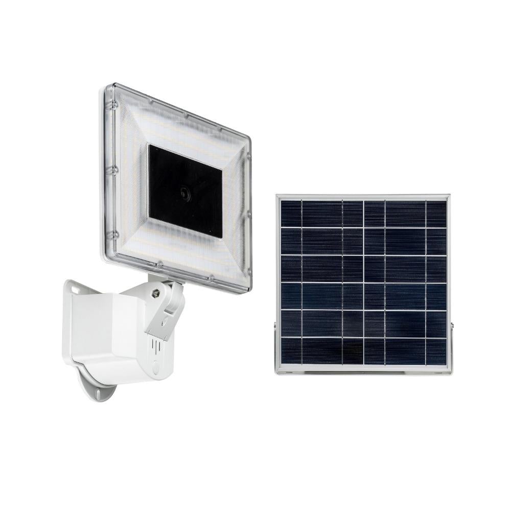 Solar Lighting Direct SLDFreD Solar LED Outdoor Floodlight - 10W, Sensor and IP Camera IP65 3000K-Solar Lighting Direct-Ozlighting.com.au