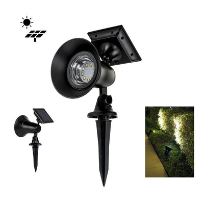 Solar Lighting Direct SLDGS0052 - Solar Powered 1.8W LED Portable Garden Spike Light With Attached Panel IP44 3000K-Solar Lighting Direct-Ozlighting.com.au