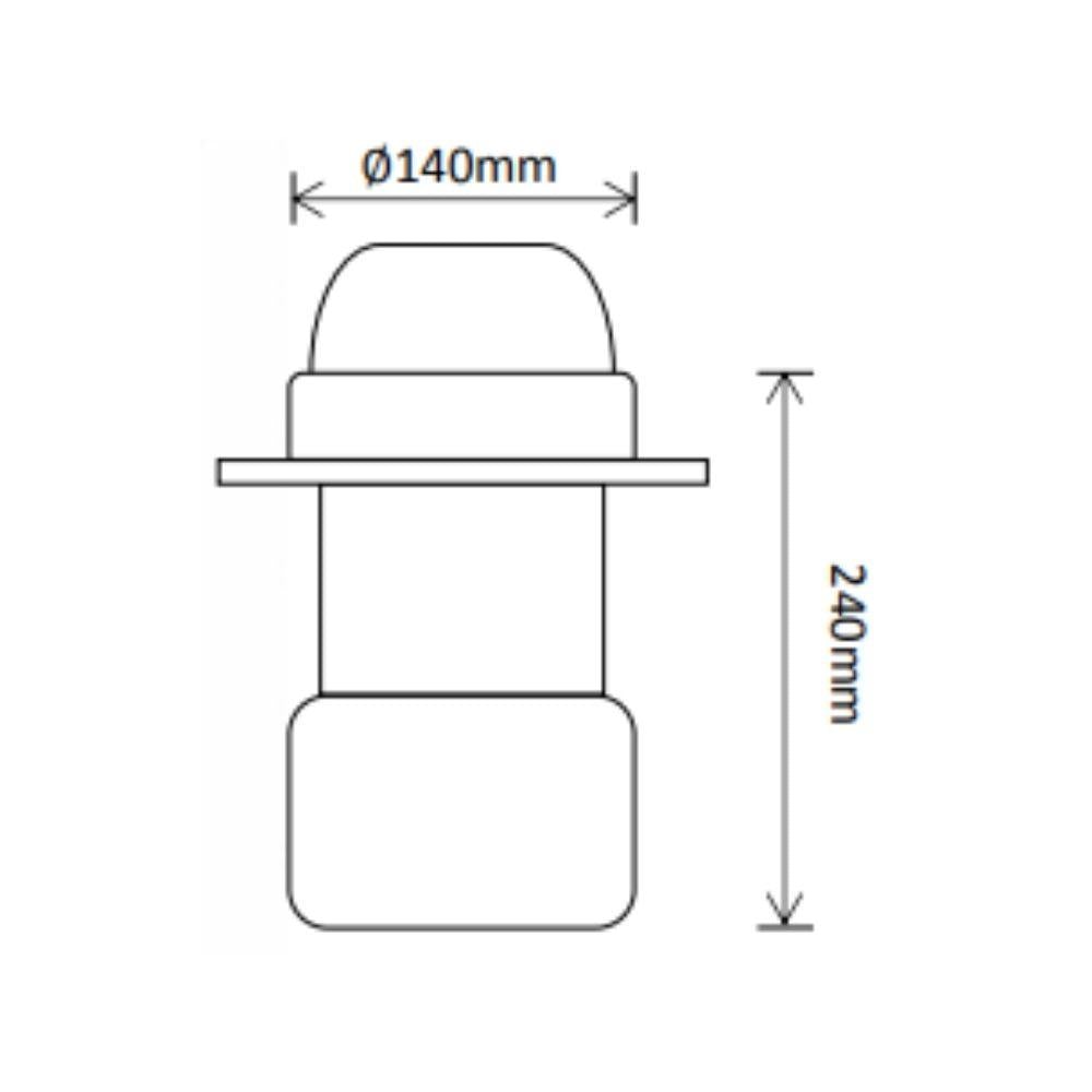 Solar Lighting Direct SLDL2271A Solar Powered Portable Multi-Purpose LED Lantern - 1W, Lamp Camping Light IP44 5000K-Solar Lighting Direct-Ozlighting.com.au