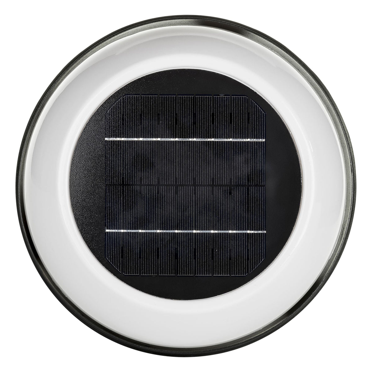 Solar Lighting Direct SLDPIL1012/BLK Solar Pillar Light - 3W Decorative Opal-Solar Lighting Direct-Ozlighting.com.au