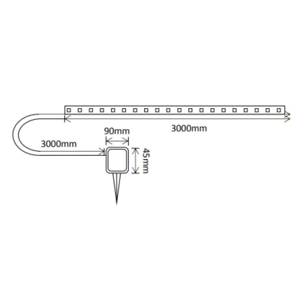 Solar Lighting Direct SLDSTRIP-RGB - Solar Powered 3 Metre IP65 LED Strip Light Kit RGB Colour Change-Solar Lighting Direct-Ozlighting.com.au