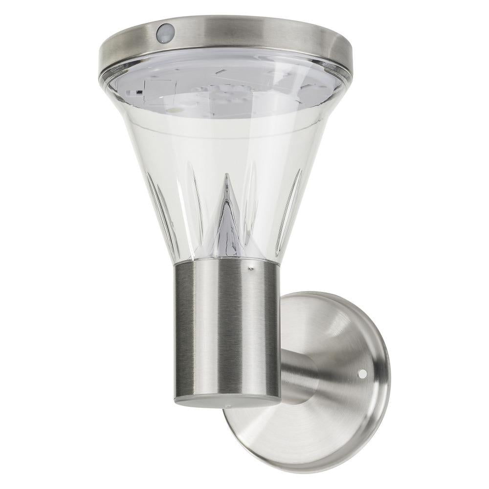 Solar Lighting Direct SLDWL0026/27 - Solar Powered 2.6W IP44 LED Exterior Wall Light With Sensor 3000K-Solar Lighting Direct-Ozlighting.com.au
