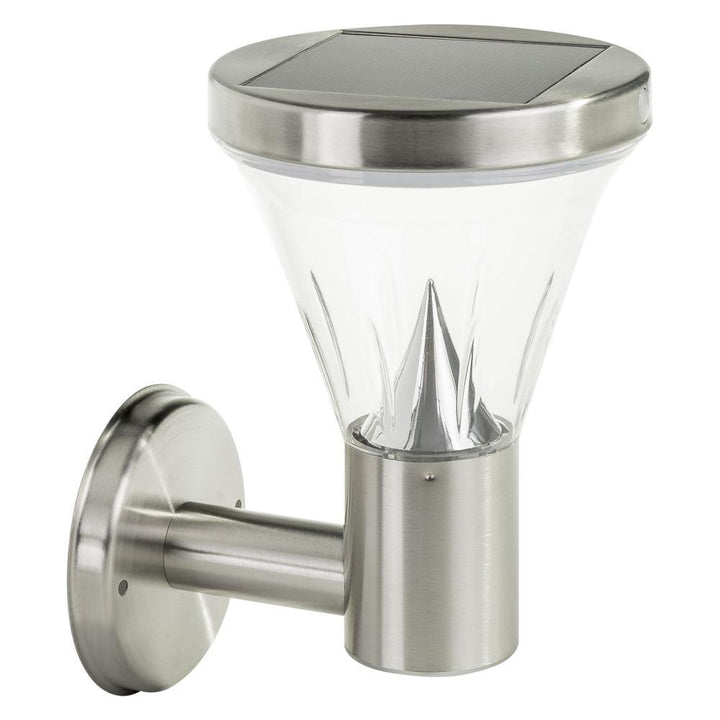 Solar Lighting Direct SLDWL0026/27 - Solar Powered 2.6W IP44 LED Exterior Wall Light With Sensor 3000K-Solar Lighting Direct-Ozlighting.com.au