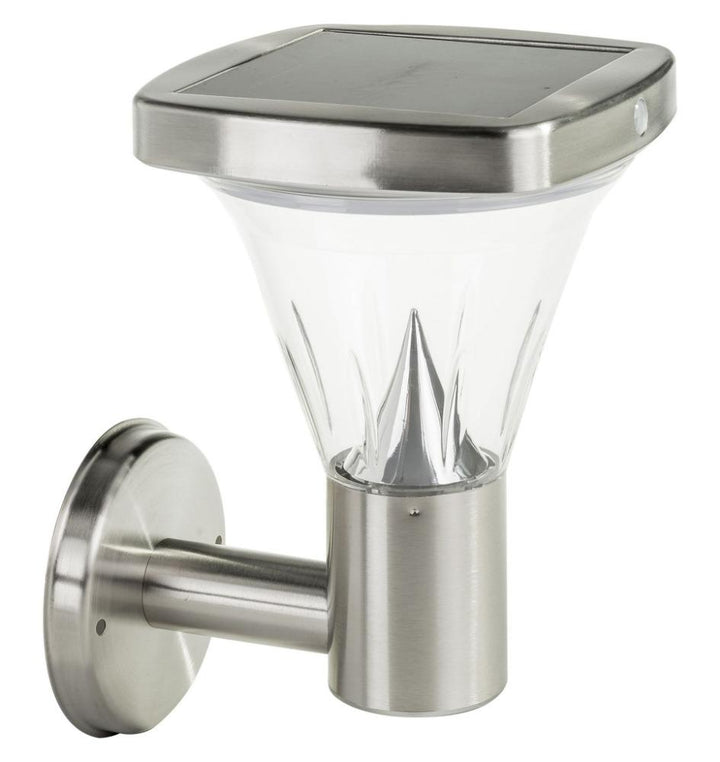 Solar Lighting Direct SLDWL0026/27 - Solar Powered 2.6W IP44 LED Exterior Wall Light With Sensor 3000K-Solar Lighting Direct-Ozlighting.com.au