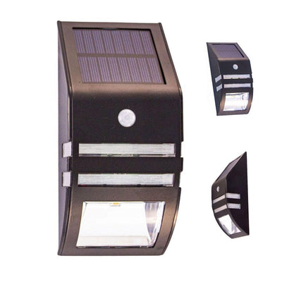 Solar Lighting Direct SLDWL0099A - Solar Powered 1W LED IP65 Exterior Wall Light With Sensor-Solar Lighting Direct-Ozlighting.com.au