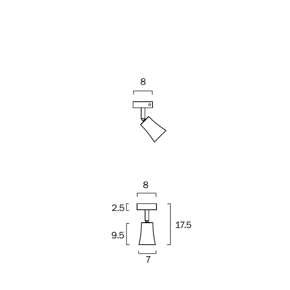 Telbix ALVEY Ceiling Spotlight - 1 Light-Telbix-Ozlighting.com.au