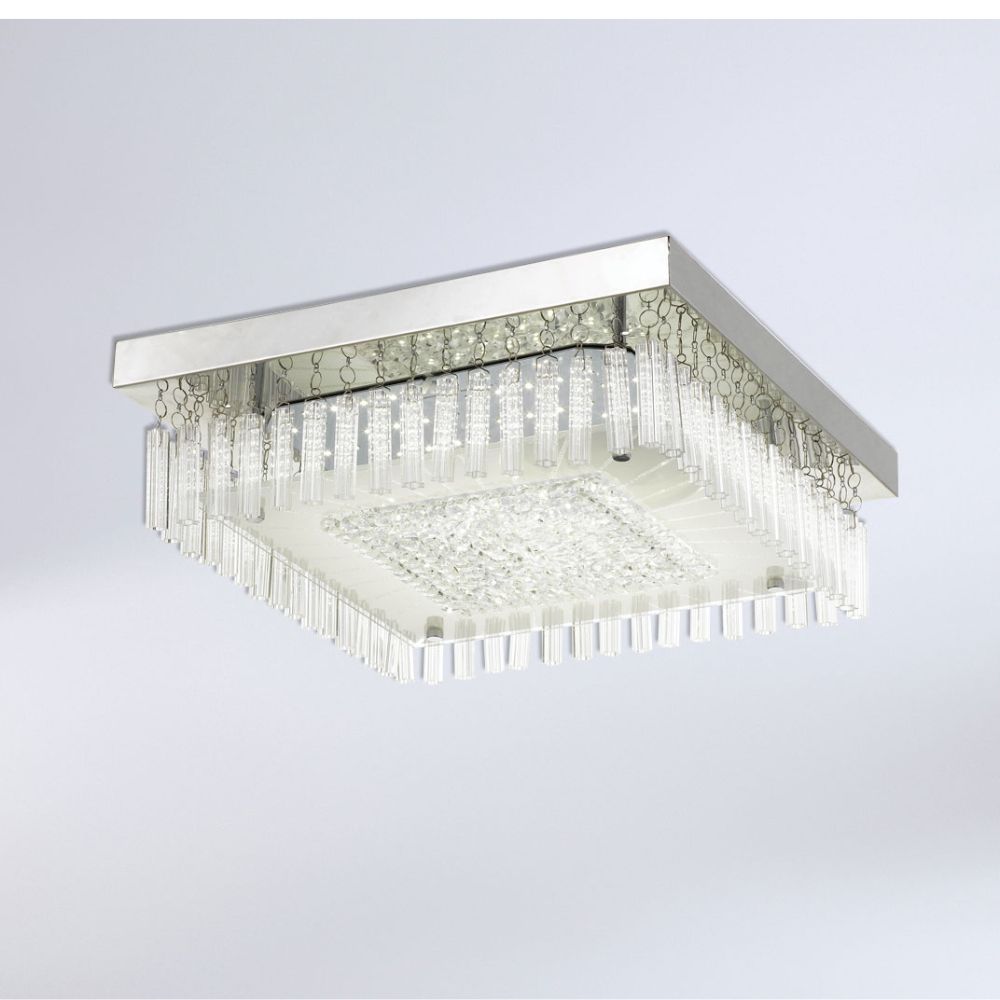 Telbix ANDELA LED Oyster Ceiling Light - 30W, Round/Square-Telbix-Ozlighting.com.au
