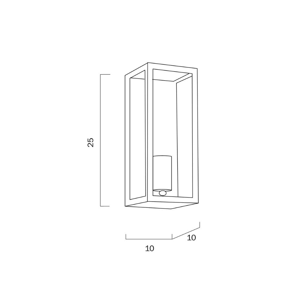 Telbix ARZANO 25 Outdoor Wall Light - Modern Flush, IP43-Telbix-Ozlighting.com.au