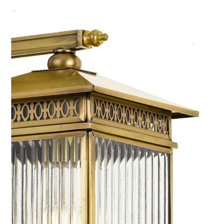 Telbix AVERA 15/17.5 - Modern Small/Large Exterior Wall Coach Light IP43 Brass-Telbix-Ozlighting.com.au