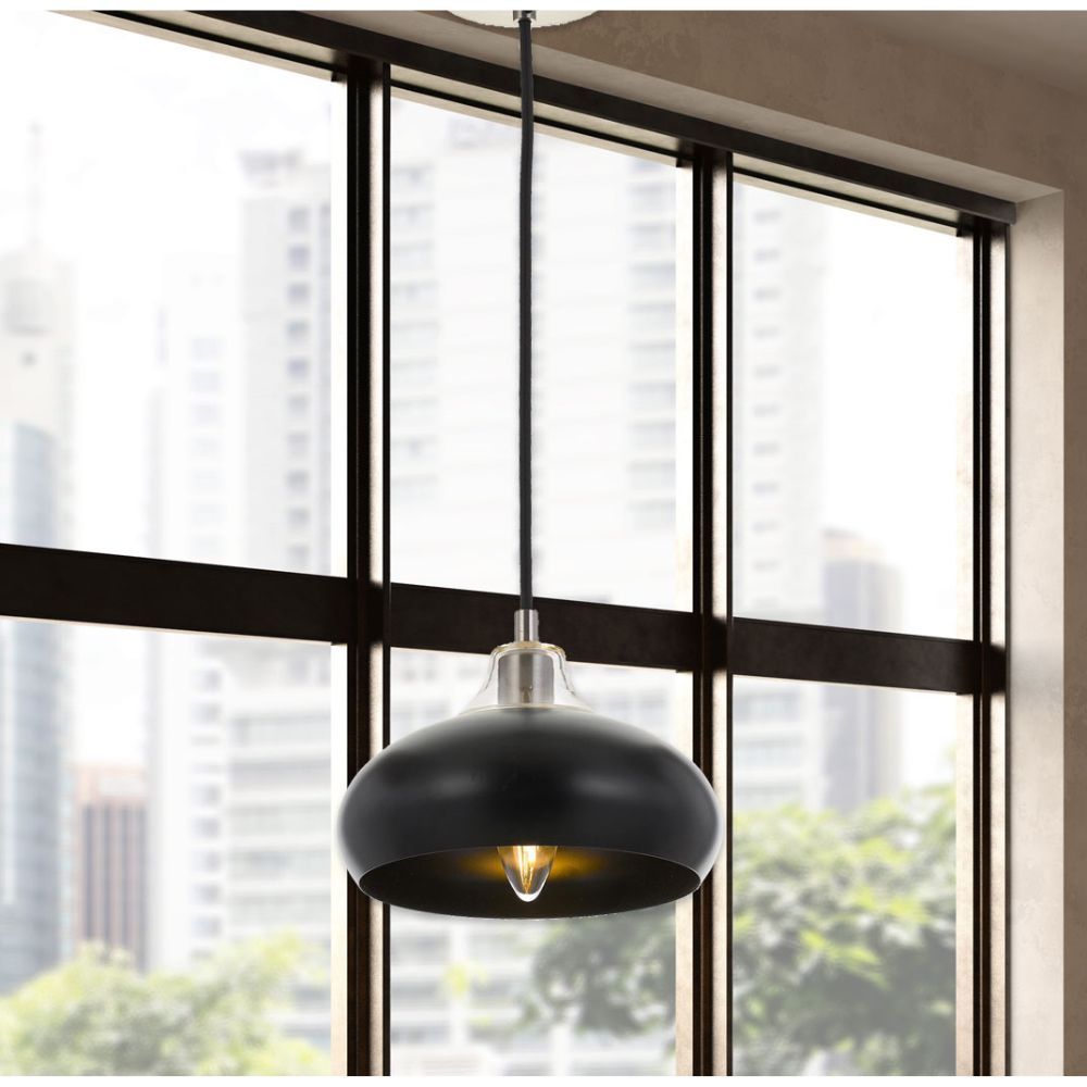 Telbix BECK 20 - 1 Light Metal & Glass Pendant-Telbix-Ozlighting.com.au