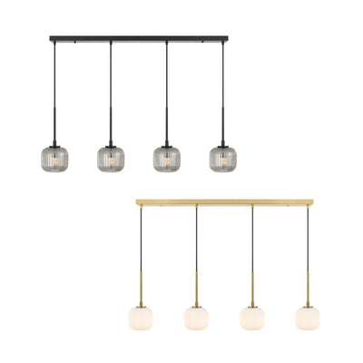 Telbix BOBO - 4 Light 12W LED Bar Pendant 3000K-Telbix-Ozlighting.com.au