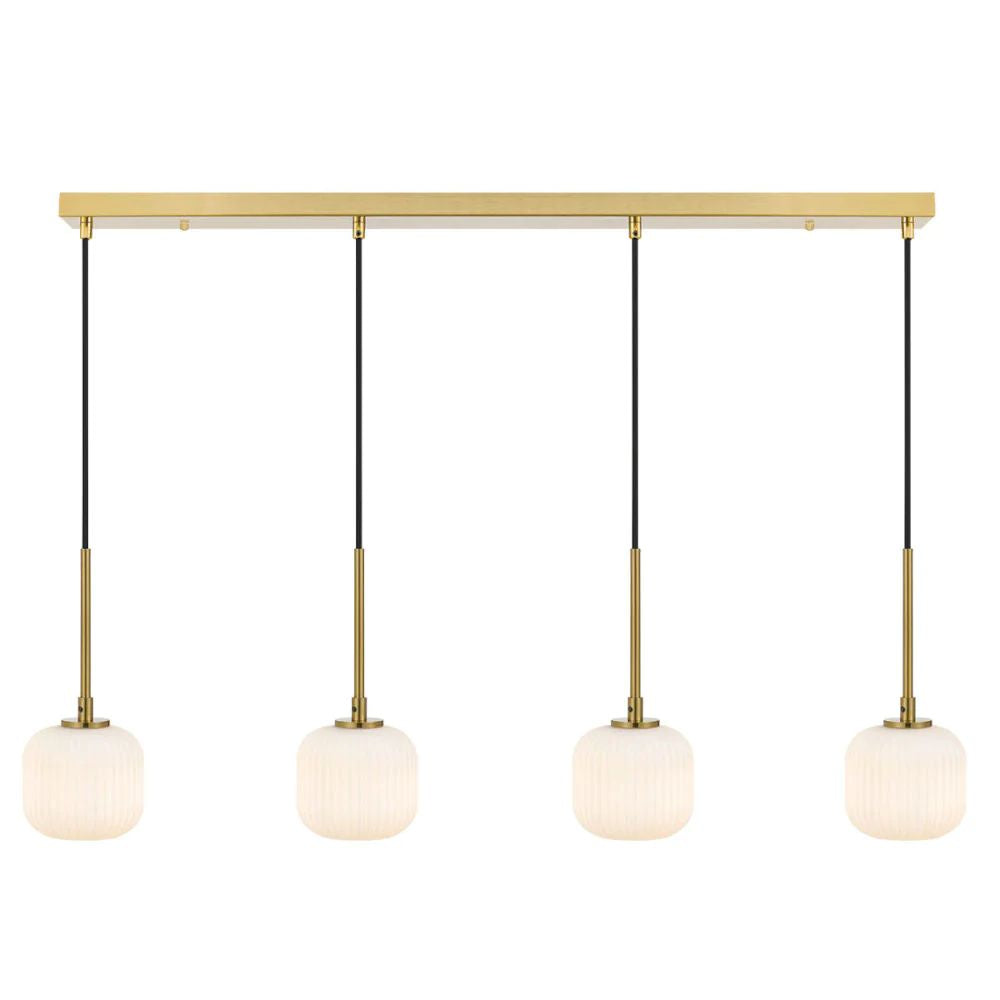 Telbix BOBO LED Pendant - 4 Light 12W, Bar, 3000K-Telbix-Ozlighting.com.au