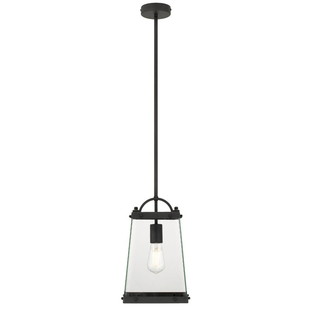 Telbix COLAIR - 1 Light Metal & Glass Pendant-Telbix-Ozlighting.com.au