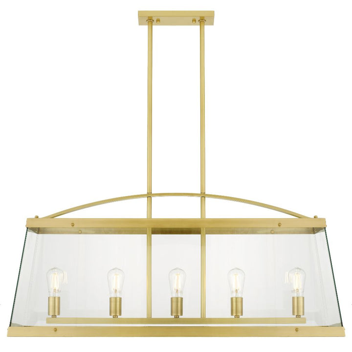Telbix COLAIR - 5 Light Metal & Glass Pendant-Telbix-Ozlighting.com.au