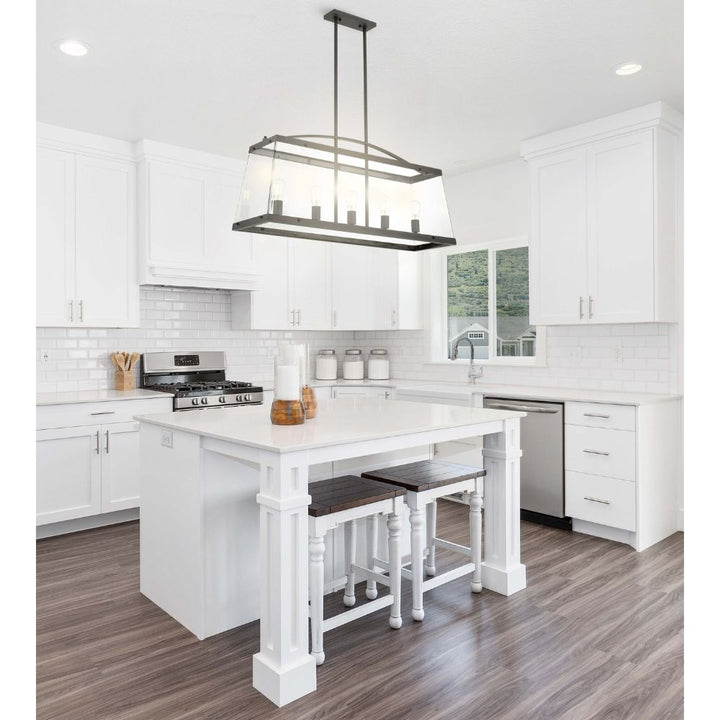 Telbix COLAIR - 5 Light Metal & Glass Pendant-Telbix-Ozlighting.com.au