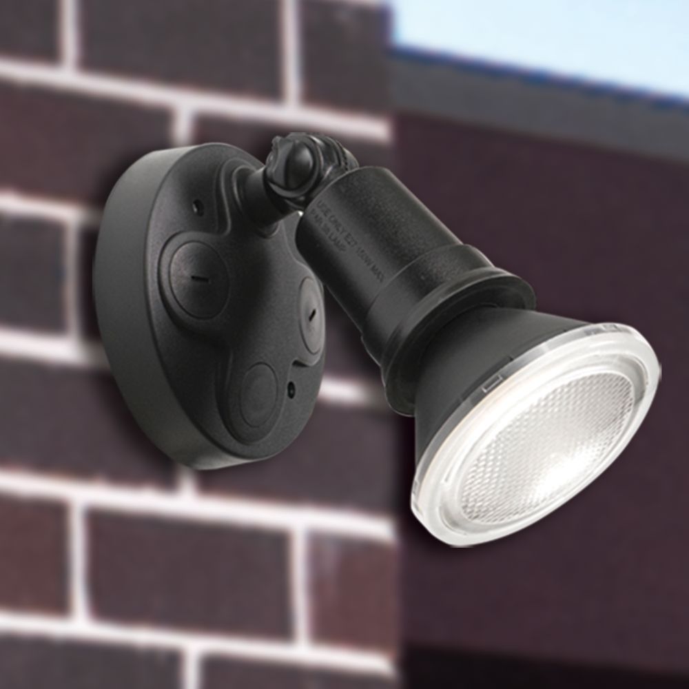 Telbix COMET 1 Outdoor LED Spotlight - 10W, PAR20 Single Head, IP44, 5000K-Telbix-Ozlighting.com.au