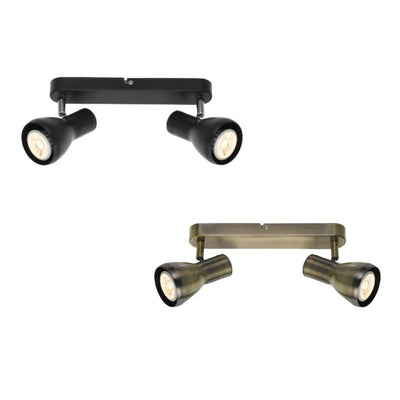 Telbix CURTIS - 2 Light Spot Bar-Telbix-Ozlighting.com.au