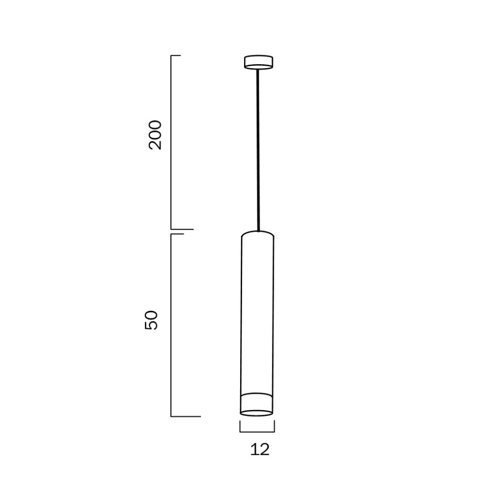 Telbix DAKOTA LED Pendant - 1 Light 5W, Dimmable, 3000K-Telbix-Ozlighting.com.au