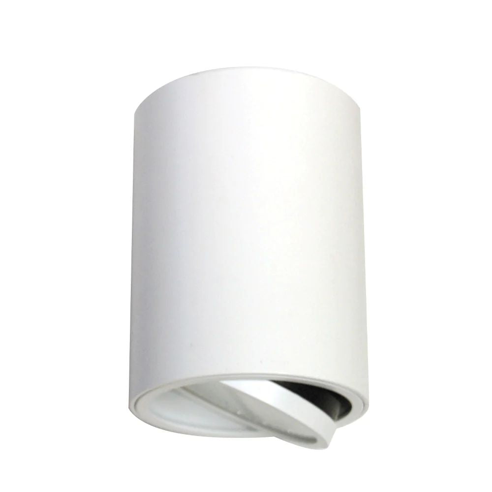 Telbix DARO - 12W LED Tilt Adjustable Surface Mount Downlight White - 3000K/5000K-Telbix-Ozlighting.com.au