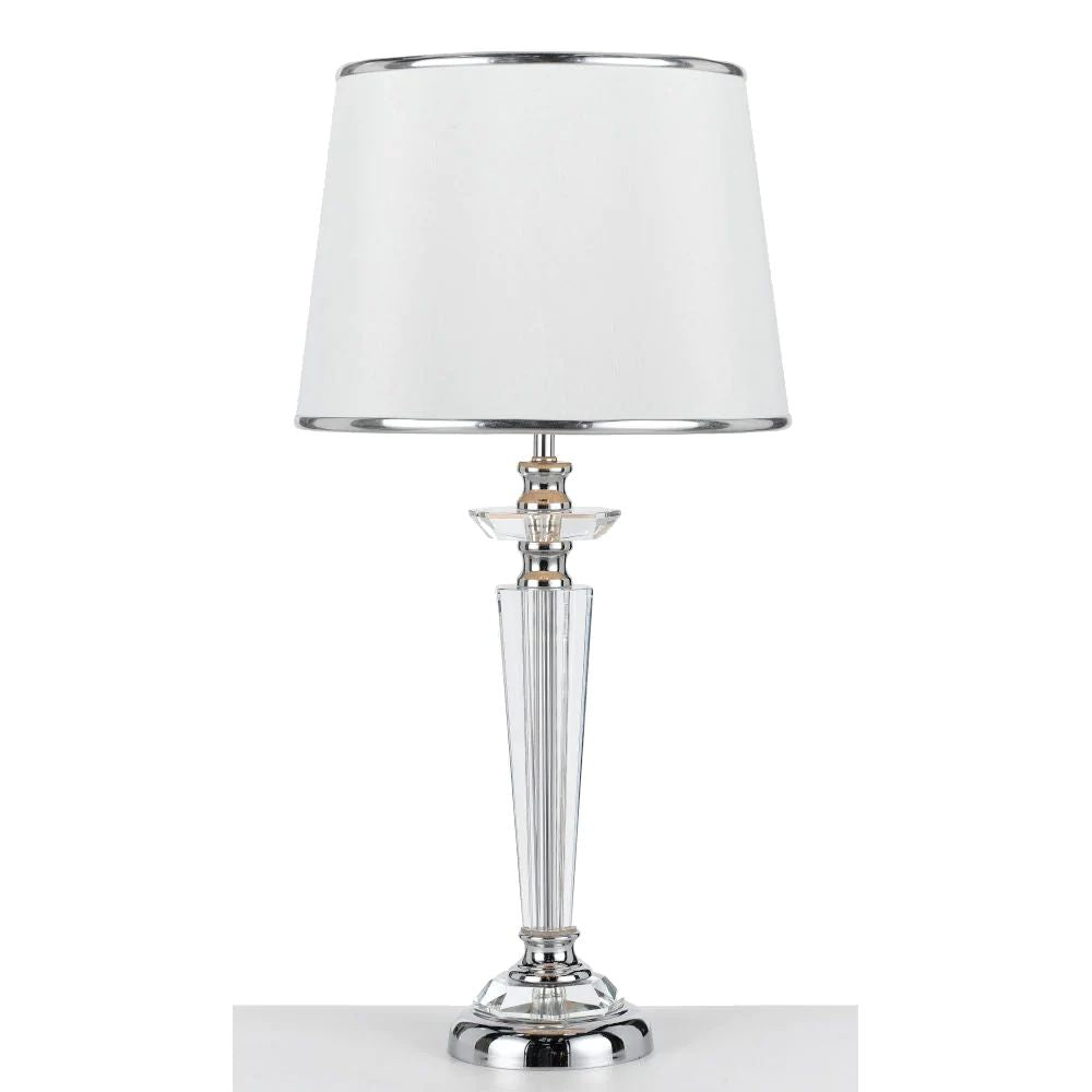 Telbix DIANA Table Lamp - Metal And Crystal Column-Telbix-Ozlighting.com.au