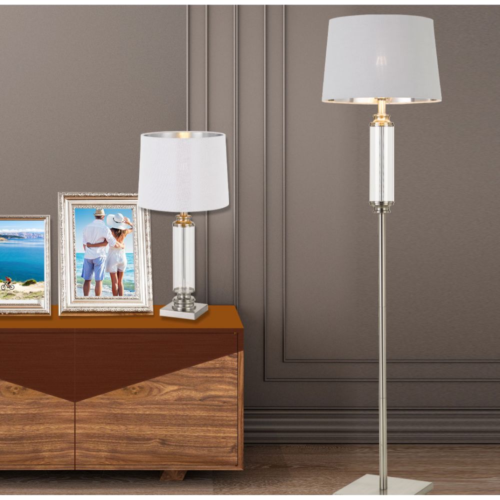 Telbix DORCEL Floor Lamp - Metal And Glass-Telbix-Ozlighting.com.au