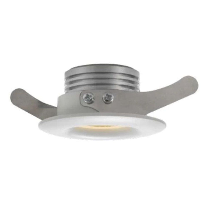 Telbix DURO - 3W LED Round Curved Trim Miniature Cabinet Downlight-Telbix-Ozlighting.com.au