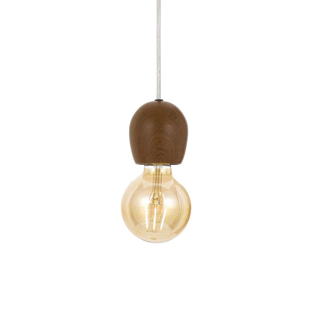 Telbix ENYA - 1 Light Cord Set Timber Pendant-Telbix-Ozlighting.com.au
