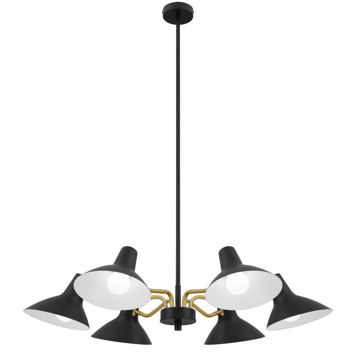 Telbix FARBON - 6 Light Metal Pendant-Telbix-Ozlighting.com.au