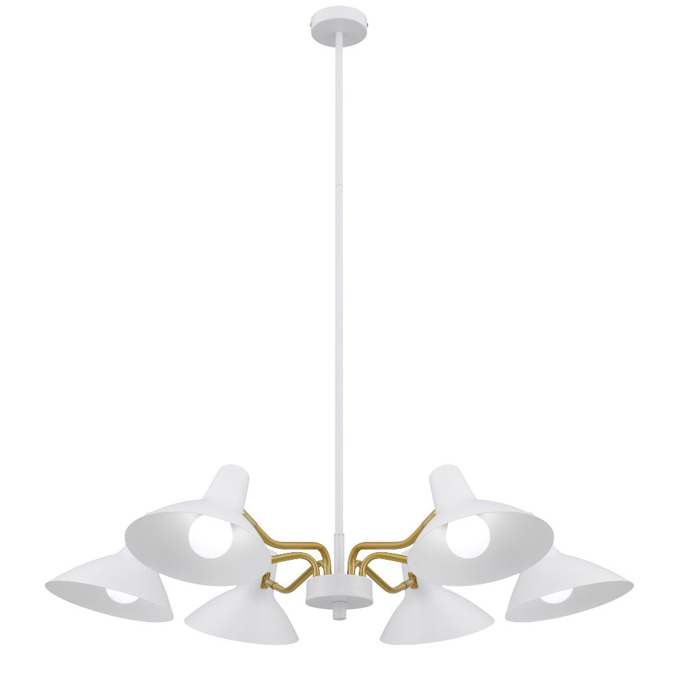 Telbix FARBON Pendant - 6 Light Metal-Telbix-Ozlighting.com.au