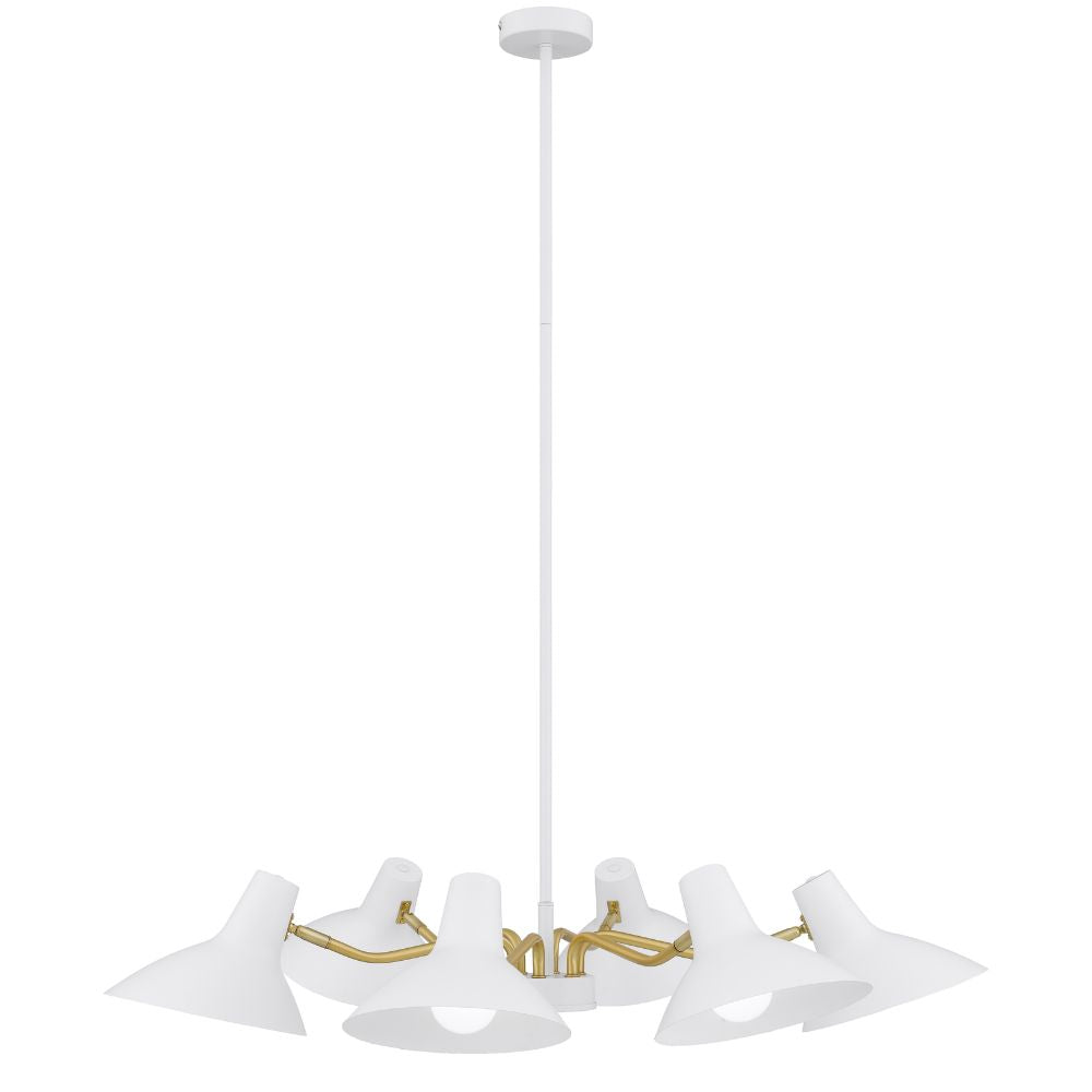 Telbix FARBON Pendant - 6 Light Metal-Telbix-Ozlighting.com.au