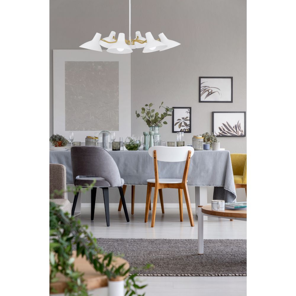 Telbix FARBON Pendant - 6 Light Metal-Telbix-Ozlighting.com.au