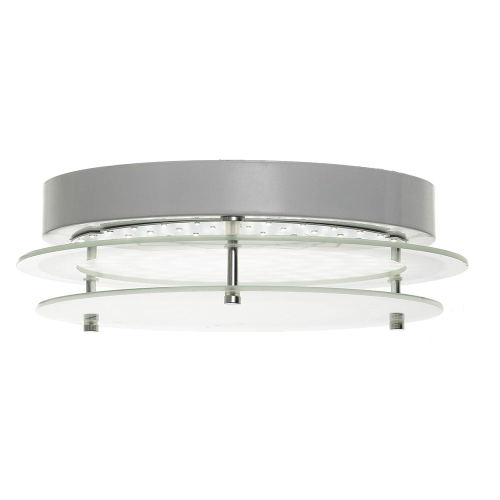 Telbix FOSCO LED Oyster Ceiling Light - 20W, Round-Telbix-Ozlighting.com.au