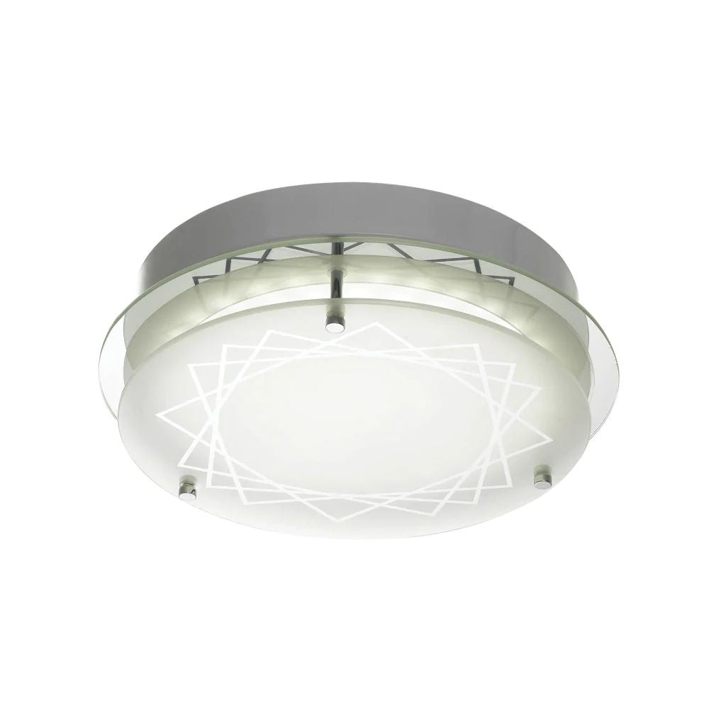 Telbix FOSCO LED Oyster Ceiling Light - 20W, Round-Telbix-Ozlighting.com.au