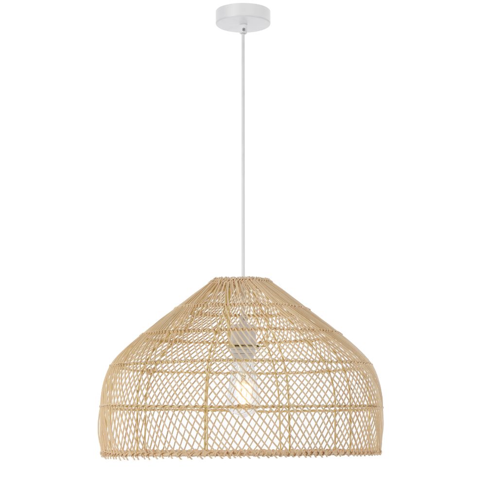Telbix FRYA 50 Pendant - 1 Light Hand-Woven Rattan-Telbix-Ozlighting.com.au