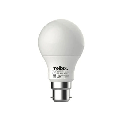 Telbix GLOBE-A60 - 9W LED GLS A60 Shape Frosted PC Globe - B22-Telbix-Ozlighting.com.au