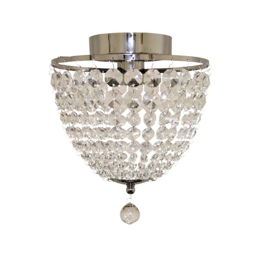 Telbix GRACE DIY Batten Fix - Holder Cover Acrylic Beads Ceiling Light Shade Only, Black-Telbix-Ozlighting.com.au