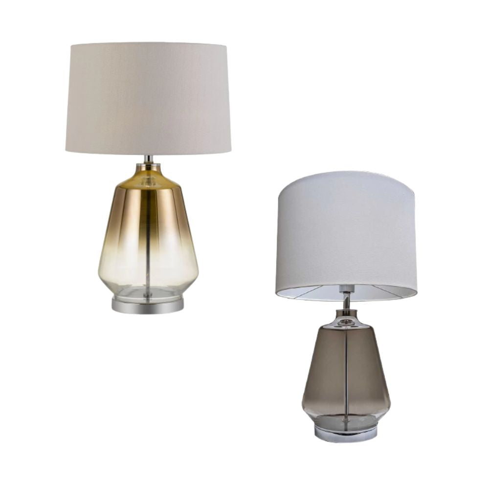 Telbix HARPER Table Lamp - 25W, Smoke White-Telbix-Ozlighting.com.au
