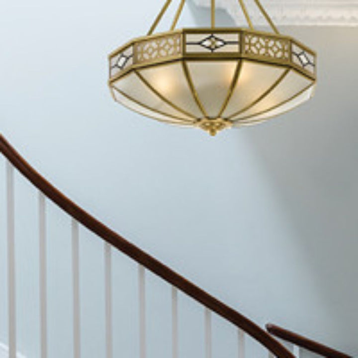 Telbix JAMES - 4 Light Close-To-Ceiling CTC Flush Bowl Pendant-Telbix-Ozlighting.com.au
