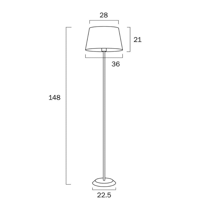 Telbix JAXON - 25W Floor Lamp-Telbix-Ozlighting.com.au