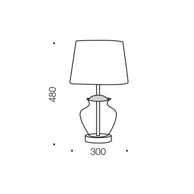 Telbix JUNE - 25W Table Lamp-Telbix-Ozlighting.com.au
