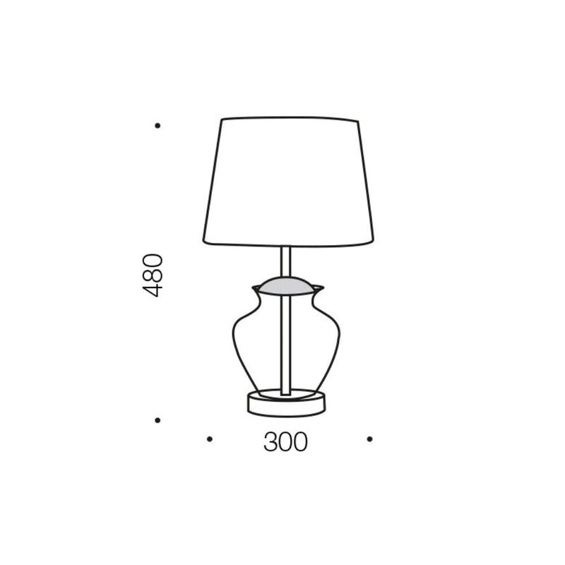 Telbix JUNE - 25W Table Lamp-Telbix-Ozlighting.com.au