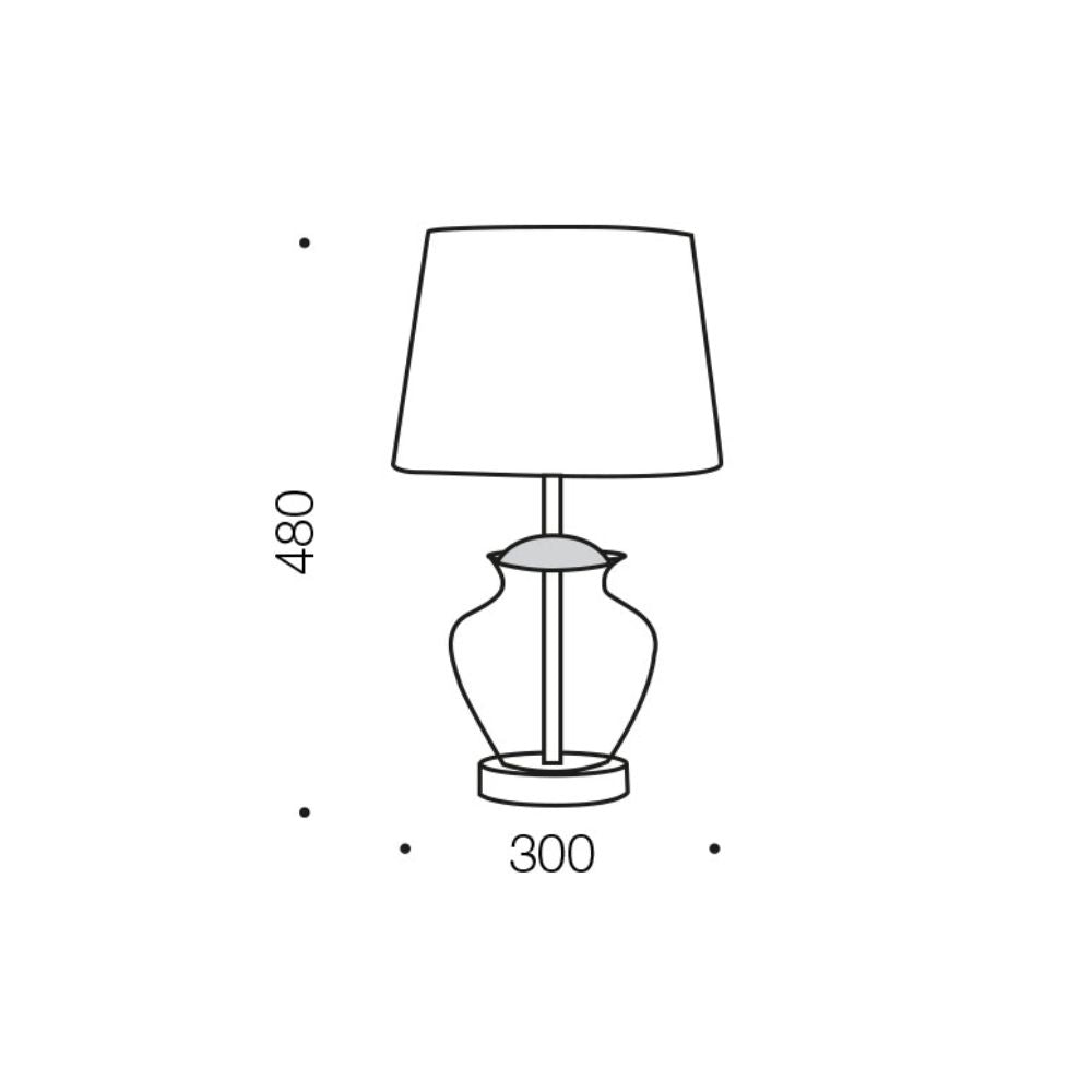 Telbix JUNE Table Lamp - 25W, Smoke Black-Telbix-Ozlighting.com.au