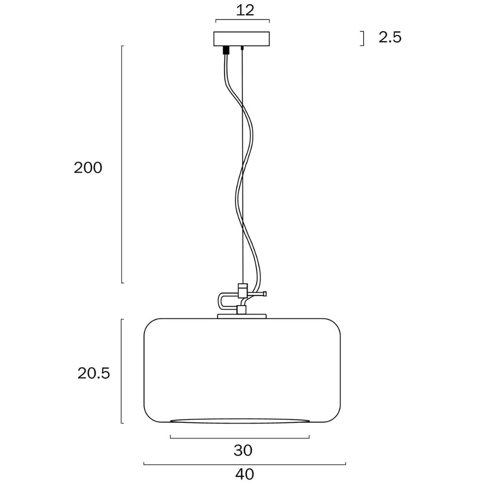 Telbix KOROVA Pendant - 1 Light Metal & Glass-Telbix-Ozlighting.com.au