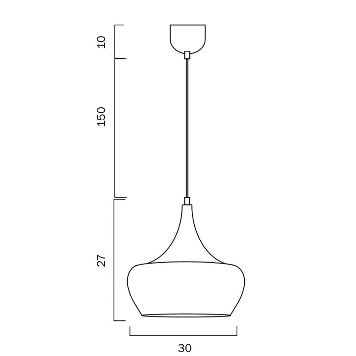 Telbix LANDY 30 - 1 Light Pendant-Telbix-Ozlighting.com.au