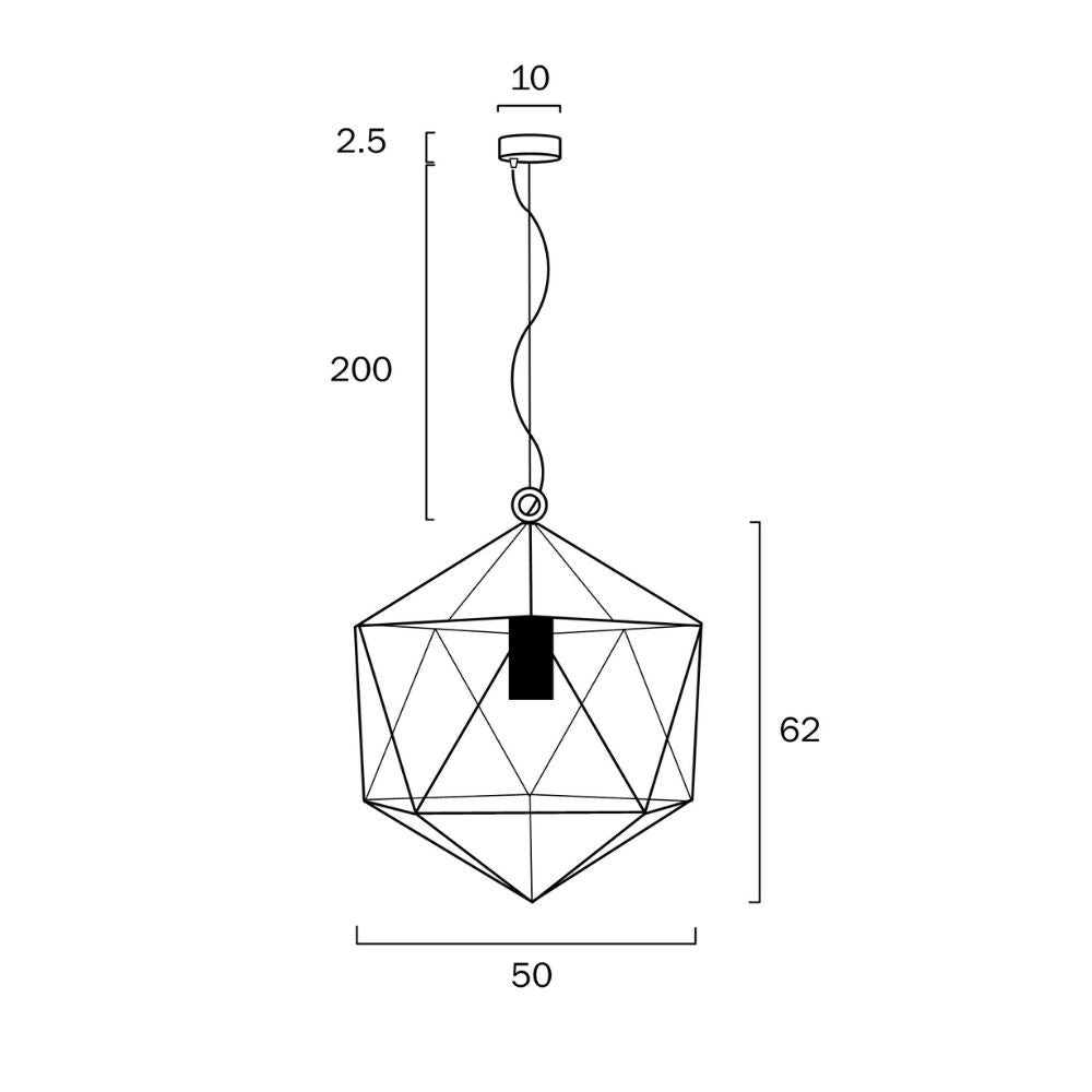 Telbix LAZLO Pendant - 1 Light-Telbix-Ozlighting.com.au