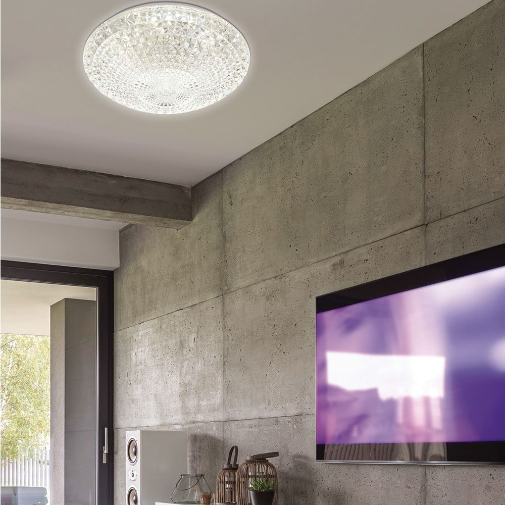 Telbix LILAC Oyster LED Ceiling Light - 18W/32W-Telbix-Ozlighting.com.au
