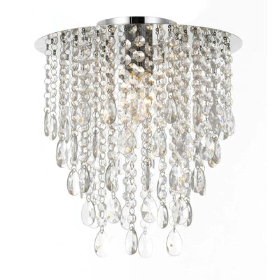 Telbix LOVEN - DIY Batten Fix Holder Cover Acrylic Beads Ceiling Light Shade Only-Telbix-Ozlighting.com.au