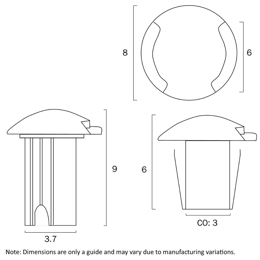 Telbix LUC 2 Inground Light - 6W - DRIVER REQUIRED-Telbix-Ozlighting.com.au